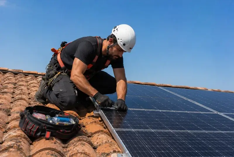 Maintenance et monitoring de panneaux solaires à Lignan-de-Bordeaux